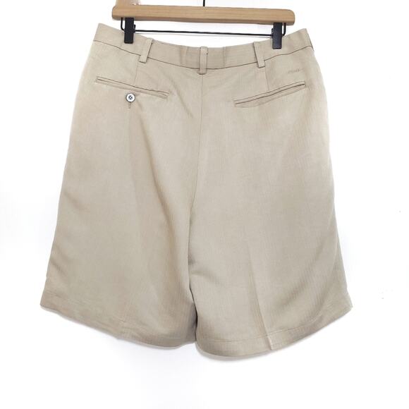 Ping | Pleated Front Khaki Golf Shorts - Picture 2 of 8